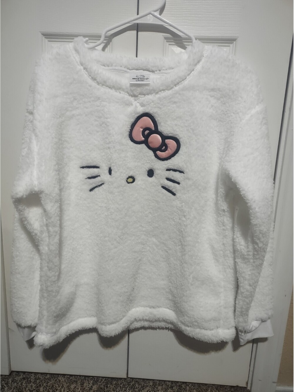 Hello Kitty Fleece Pajama Top Size Small 4-6